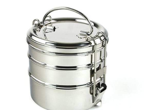 Tiffin boîte inox isotherme à 3 étages