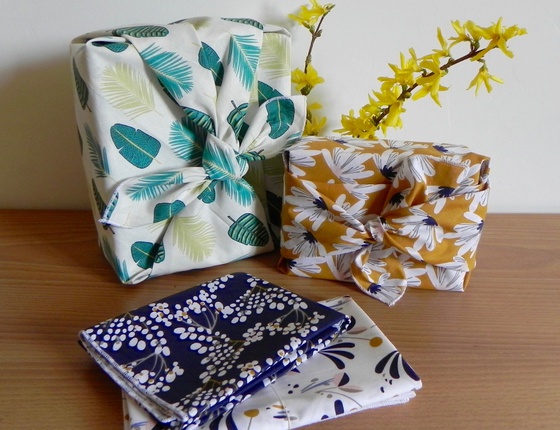 Furoshiki à motifs grand format