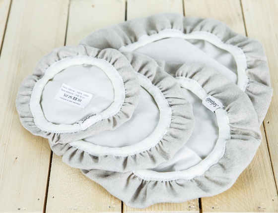 Couvre-plat en lin 18 cm