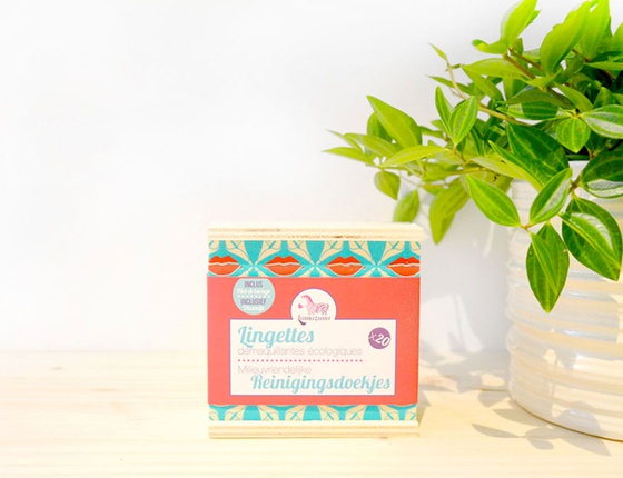 Coffret 20 lingettes démaquillantes lavables