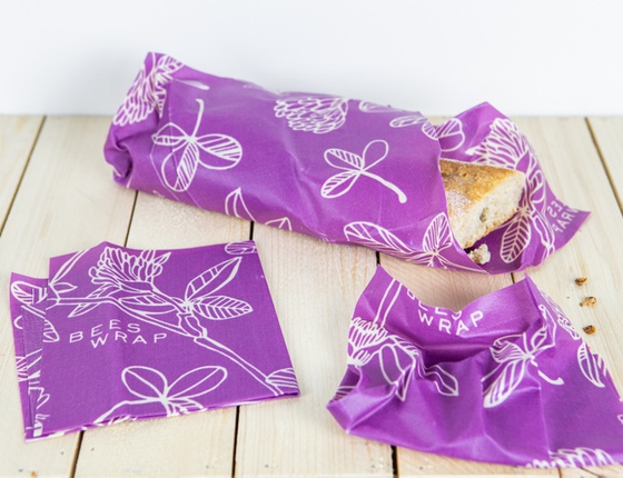 Bee’s Wrap assortiment violet taille S-M-L