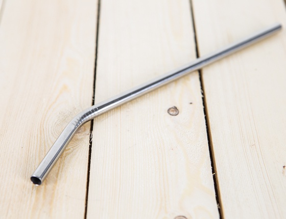 Paille en inox pour smoothie