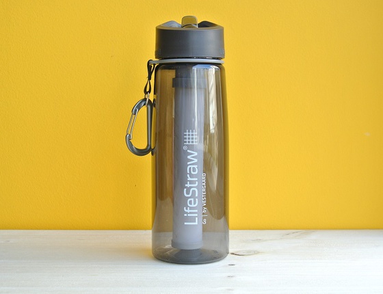 Gourde filtrante LifeStraw grise