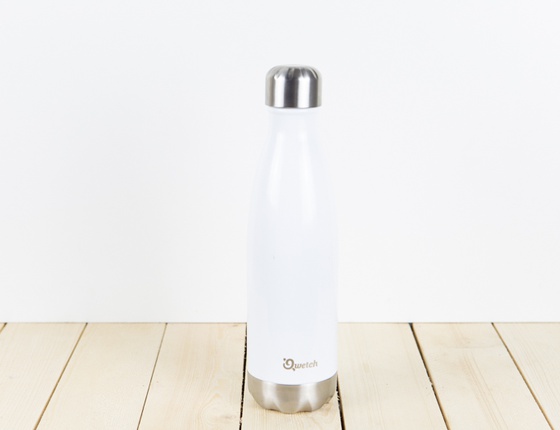 Bouteille inox 500ml couleur blanc
