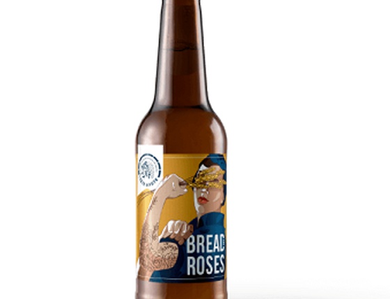 Bière "Bread and Roses" 75cl bio & locale