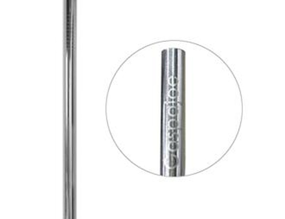 Paille en inox pour smoothie droite