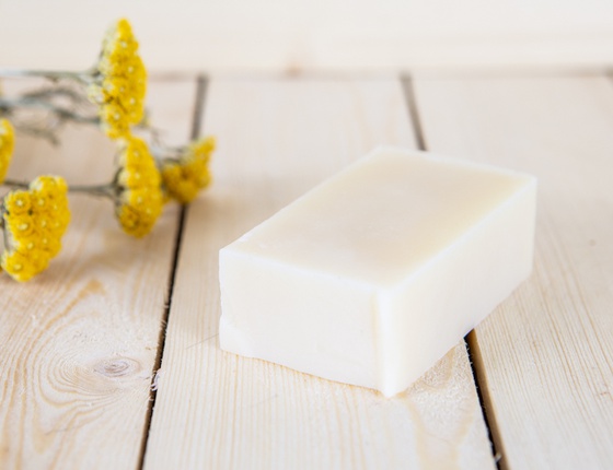 Savon crème artisanal local lin et miel
