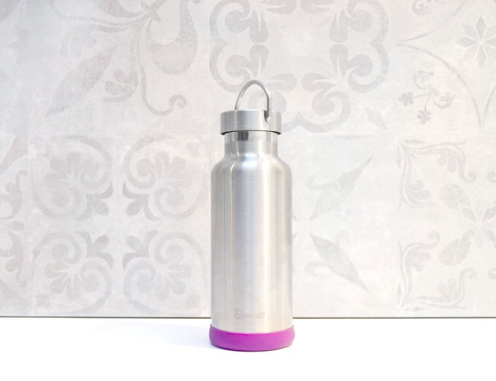 Bouteille inox tout terrain 500ml couleur acier