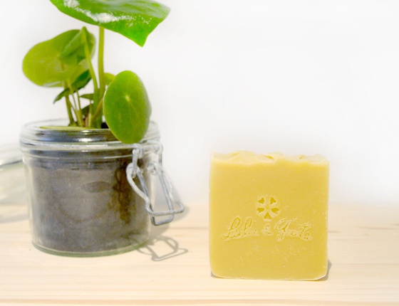 Savon artisanal Orange-Noisette local