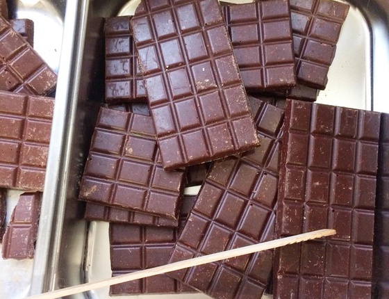 Tablette de chocolat au lait bio