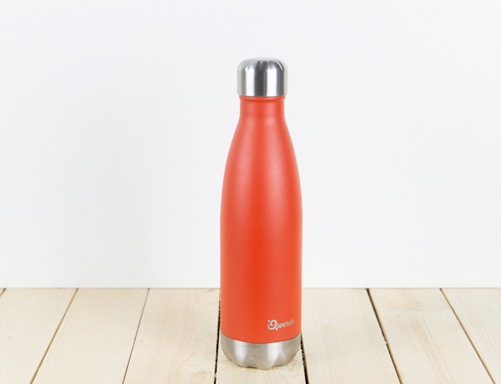 Bouteille inox 500ml couleur rouge