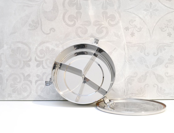 Boîte inox à compartiments