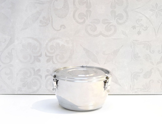 Boite inox diamètre 14 cm