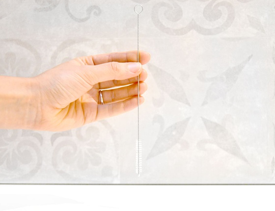 Goupillon pour pailles en inox