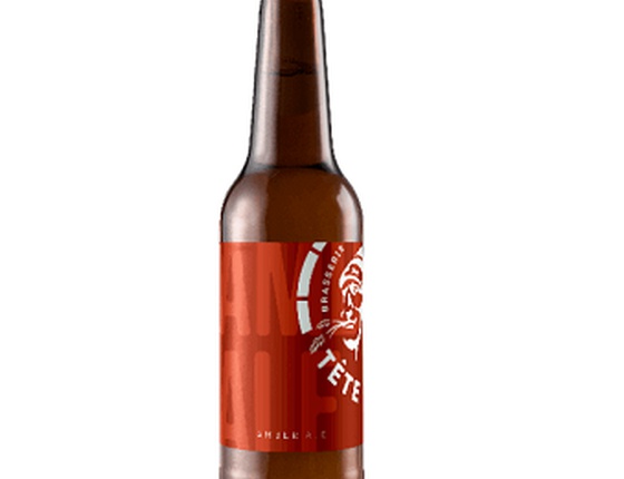 Bière ambrée "Amber Ale" 33cl bio & locale