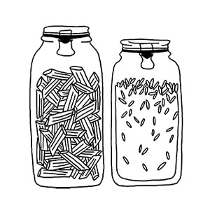 Riz, pâtes & co