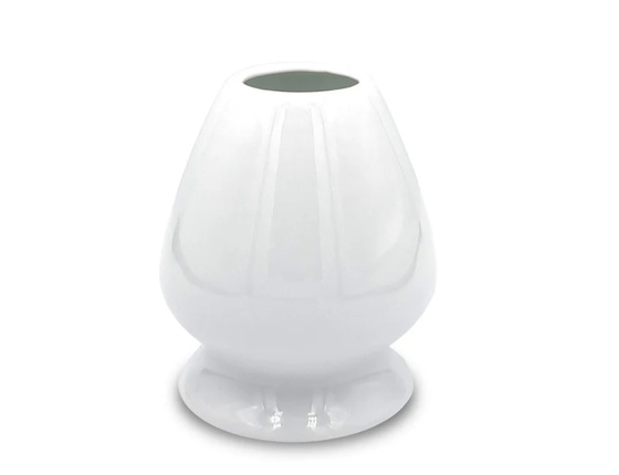 Porte-fouet à Matcha en céramique - blanc
