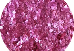 Paillettes cosmétiques biodégradables Si Si La Paillette Rose Turfuschia - Mix