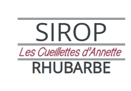 Sirop de rhubarbe local