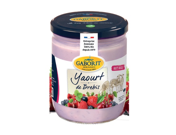 Yaourt de brebis fruits rouges bio & local - 400g