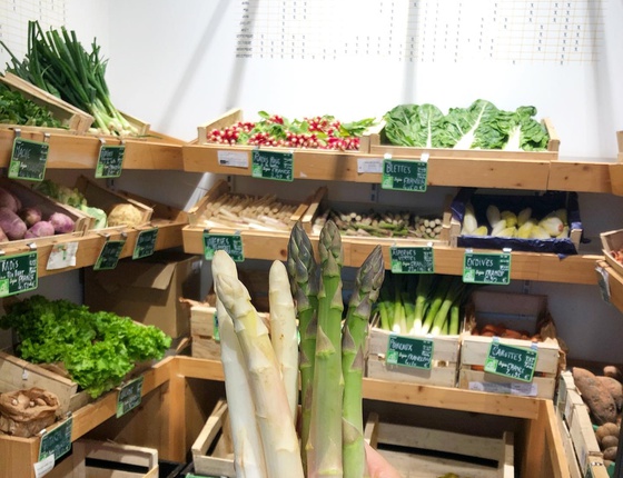 Asperges blanches bio & locales