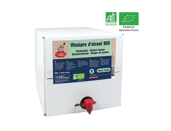 Vinaigre d’alcool 8° bio - alimentaire & ménager