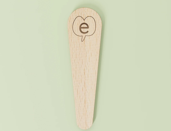 Spatule en bois Endro pour déodorant