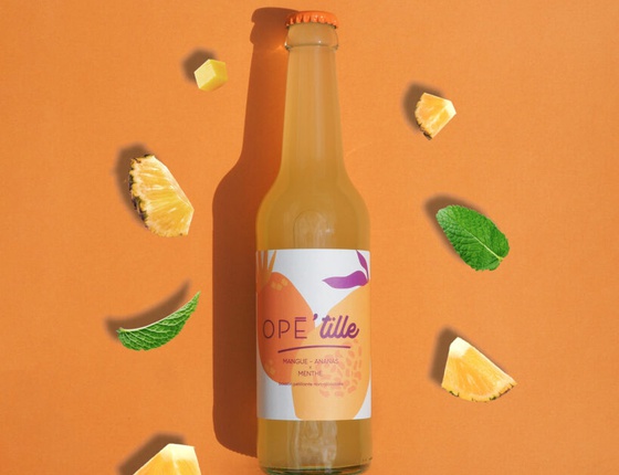 Boisson Opé'tille bio Mangue, Ananas & Menthe 33cl