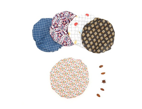 Couvre-plat en coton enduit - taille M