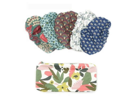 Couvre plat à cake en coton enduit