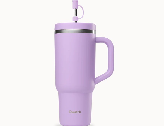 Travel cup isotherme Qwetch 900 ml - violet lavande