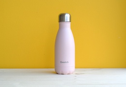 Bouteille inox 260 ml isotherme rose pastel