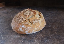 Pain aux graines de sésame bio & local 500g
