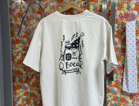 Tee shirt collab' Ô Bocal & La Fabrique d'Arakné - taille M/L