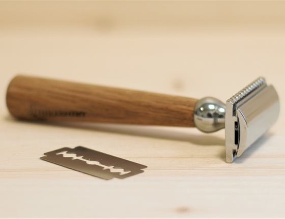 Rasoir bois & inox Lamazuna