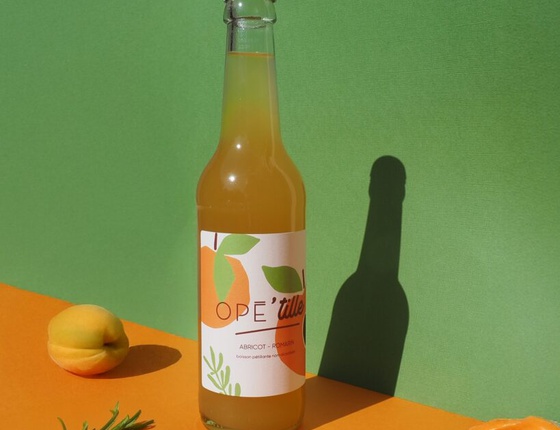 Boisson Opé'tille bio Abricot & Romarin33cl