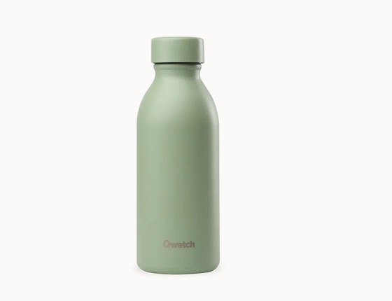 Bouteille isotherme Icon Qwetch 500 ml - vert tilleul