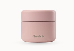 Mini boîte inox Qwetch routine box - rose pastel