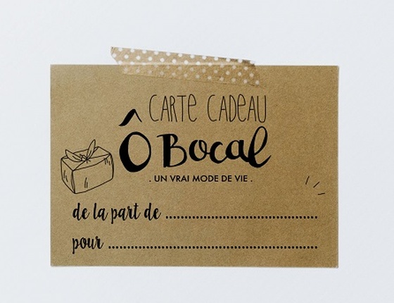 Carte cadeau Ô Bocal 20€ (bon d'achat)