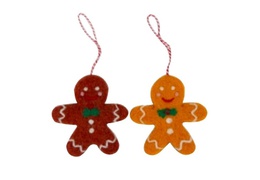 Suspensions en feutrine - pains d'épices