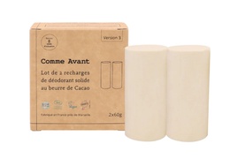 Déodorant en stick Comme Avant : lot de 2 recharges sans parfum