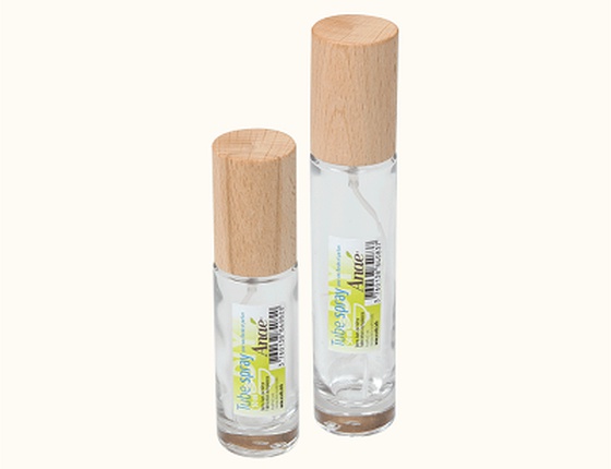 Flacon tube pompe en verre transparent 100 ml