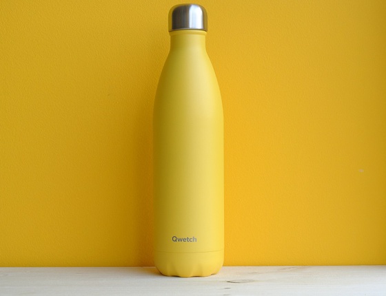Bouteille inox 750 ml isotherme jaune pop