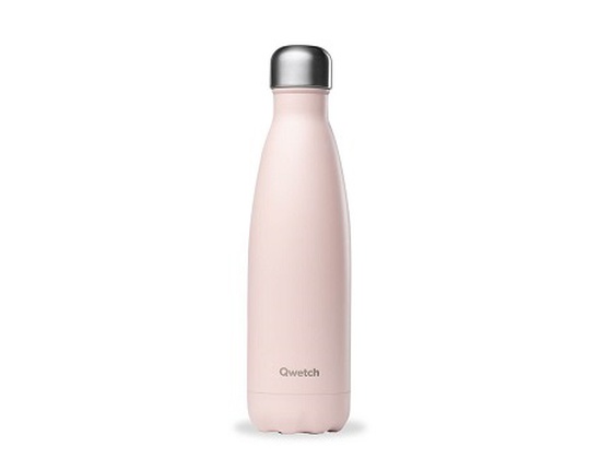 Bouteille inox 500 ml isotherme rose pastel