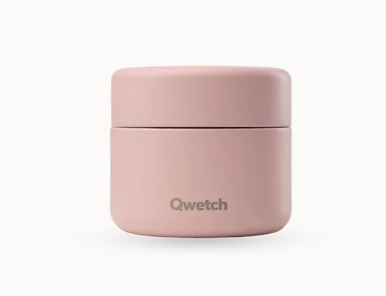 Mini boîte inox Qwetch routine box - rose pastel
