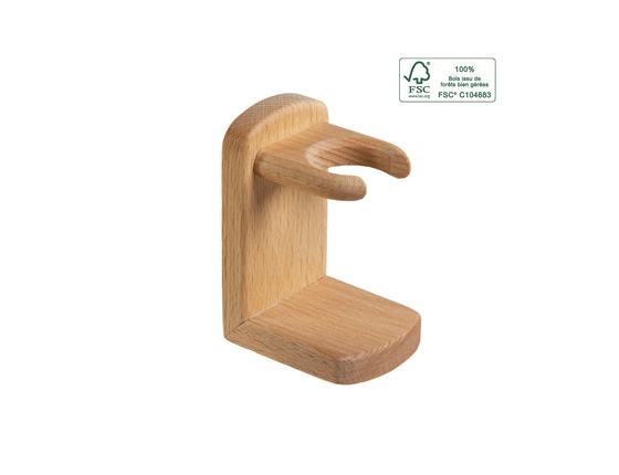 Porte-blaireau mini en bois