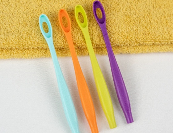 Manche de brosse à dents en bioplastique rechargeable Apimani - enfant