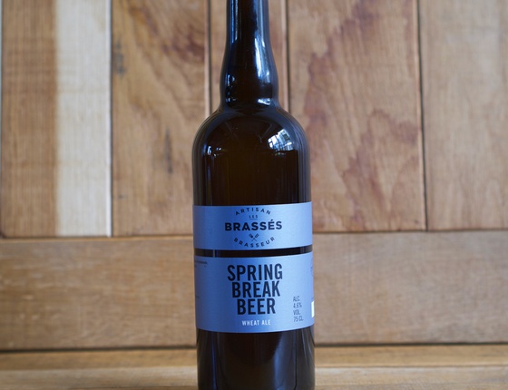 Bière brasserie Les Brassés "Spring Break Beer" 75cl bio & locale