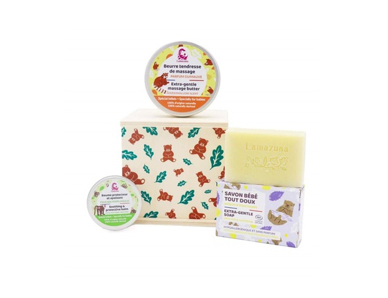 Coffret bébé "Soin à Câlins" Lamazuna