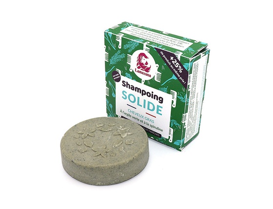Shampooing solide Lamazuna pour cheveux gras sans huile essentielle